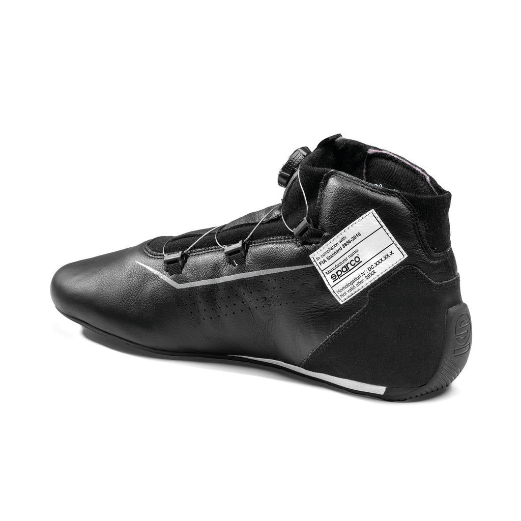 SPARCO BRB0002B0K10048 Racing Shoes Rapid Rotor, Black / Grey, Size 48 Photo-2 