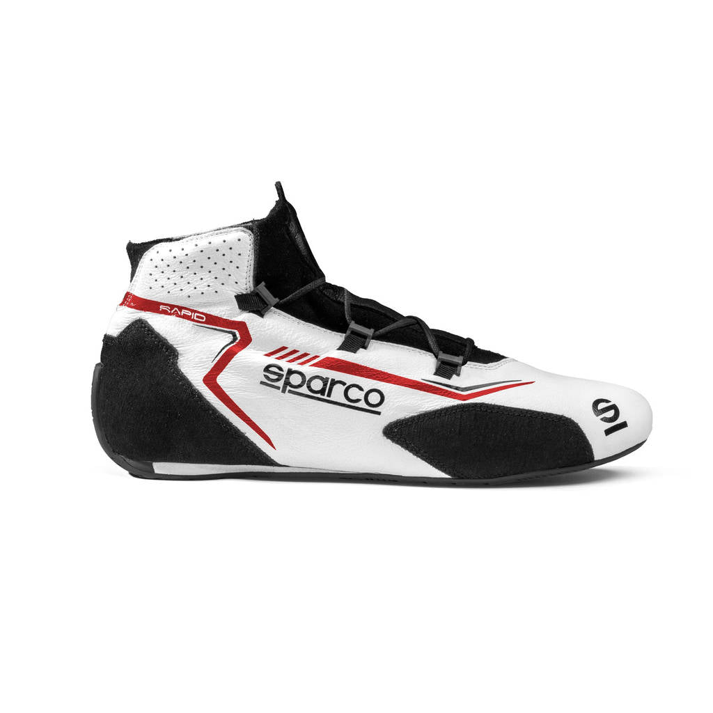 SPARCO BRB0006B0W01038 Racing Shoes Rapid Laces, White, Size 38 Photo-1 