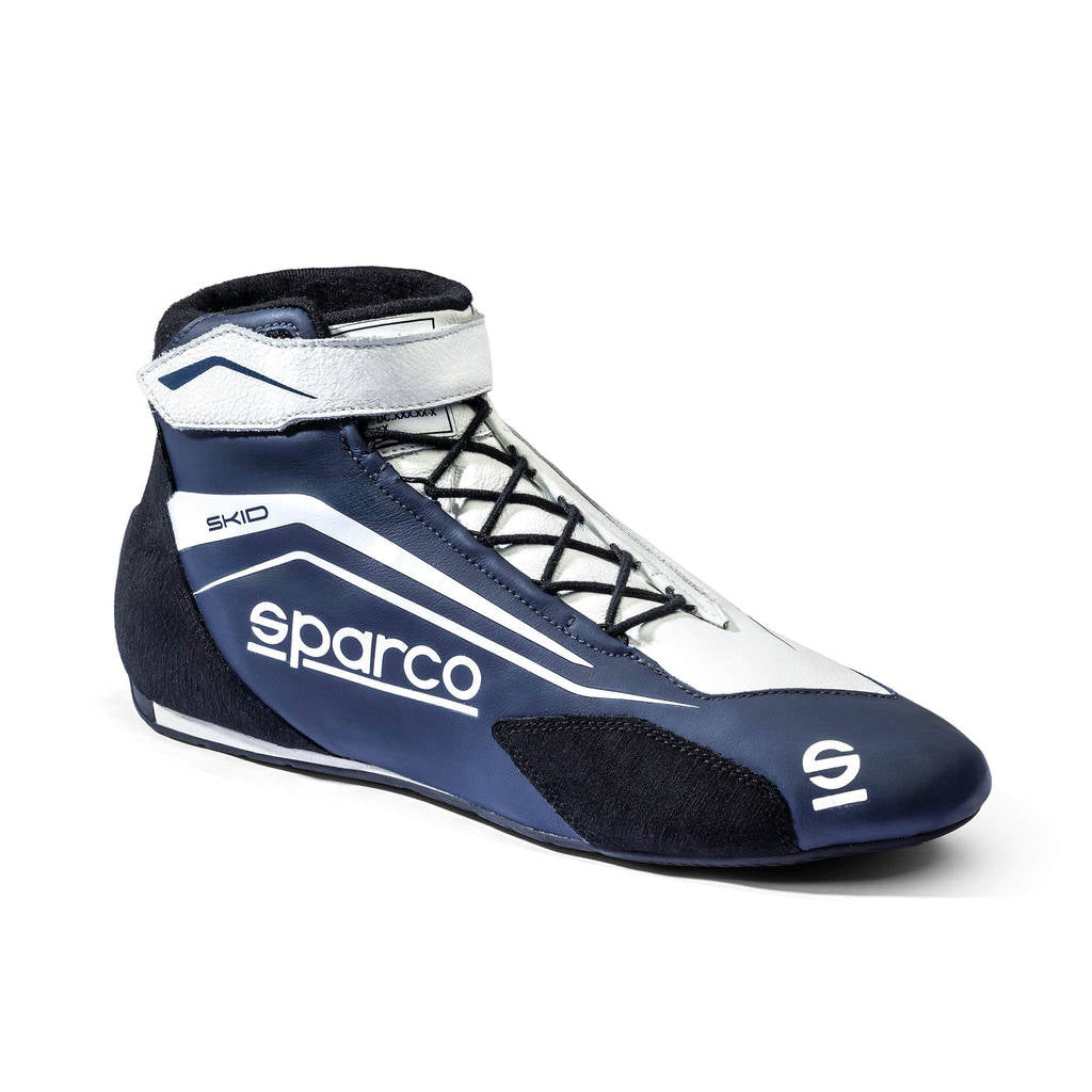SPARCO BRB0004B0N07043 Racing Shoes Skid, Midnight Blue / White, Size 43 Photo-1 