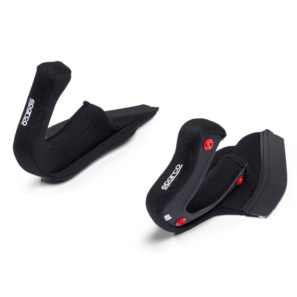SPARCO BRA0011B0K010ML Cheek Padding for Flux RJ / RJ-I Helmet, Black, Size ML Photo-0 