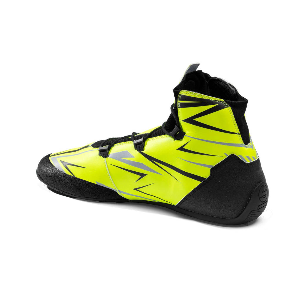 SPARCO BKB0003B0Y04048 Karting Shoes K-Rapid Laces, Fluo Yellow / Black, Size 48 Photo-2 