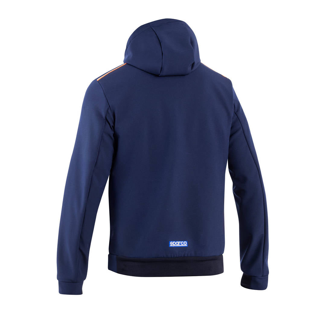 SPARCO BMJ0004S0N020XS Hooded Softshell Sparco-Gulf SL, Blue Marine, Size XS Photo-1 
