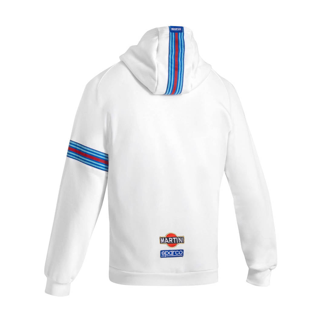 SPARCO BMF0013D0W010XL Hooded Full Zip Martini Racing My25, White, Size XL Photo-1 