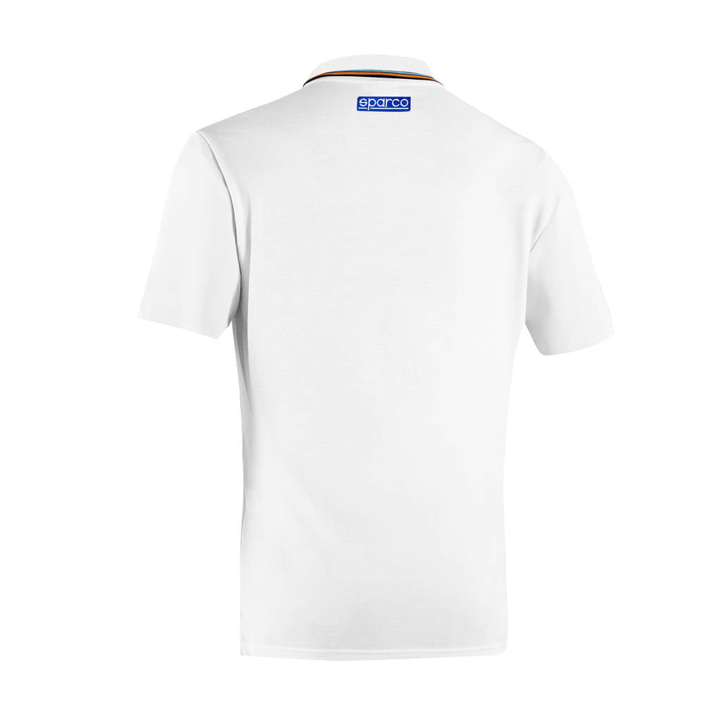 SPARCO BML0003S0W010XS Polo Piquet Sparco-Gulf, White, Size XS Photo-1 