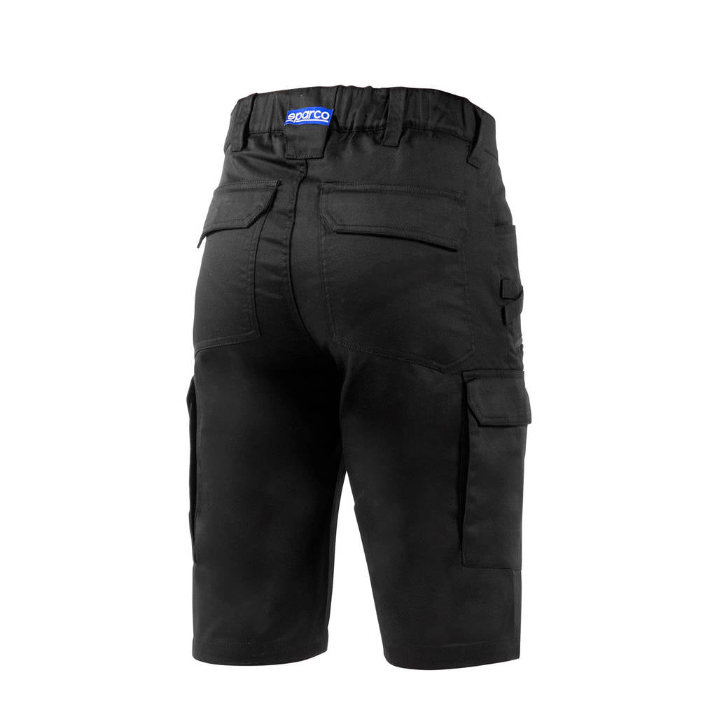 SPARCO BTP0002B0K1100L Mechanics Shorts Bermuda FTW, Black / Dark Grey, Size L Photo-1 