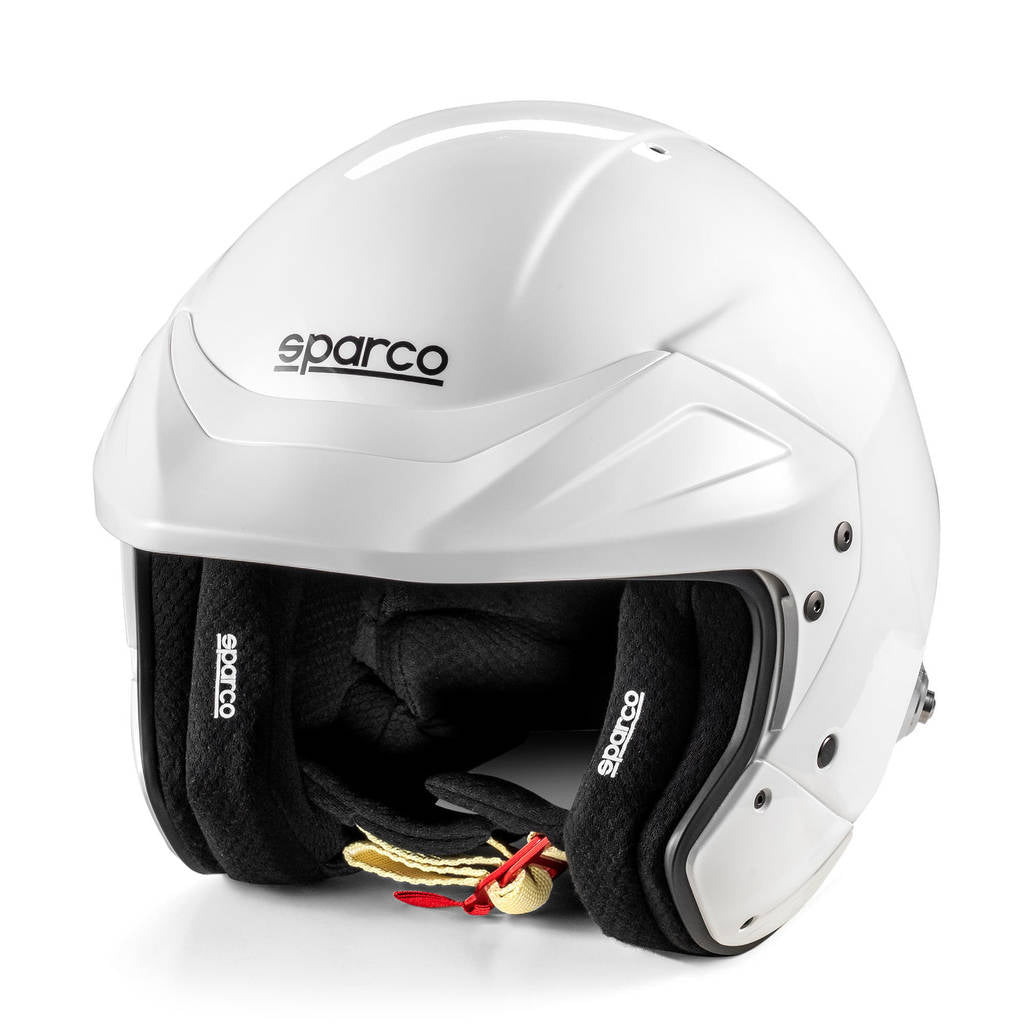 SPARCO BRH0006B0W0100M Open-Face Helmet Flux RJ 8859-2024, White, Size M Photo-0 