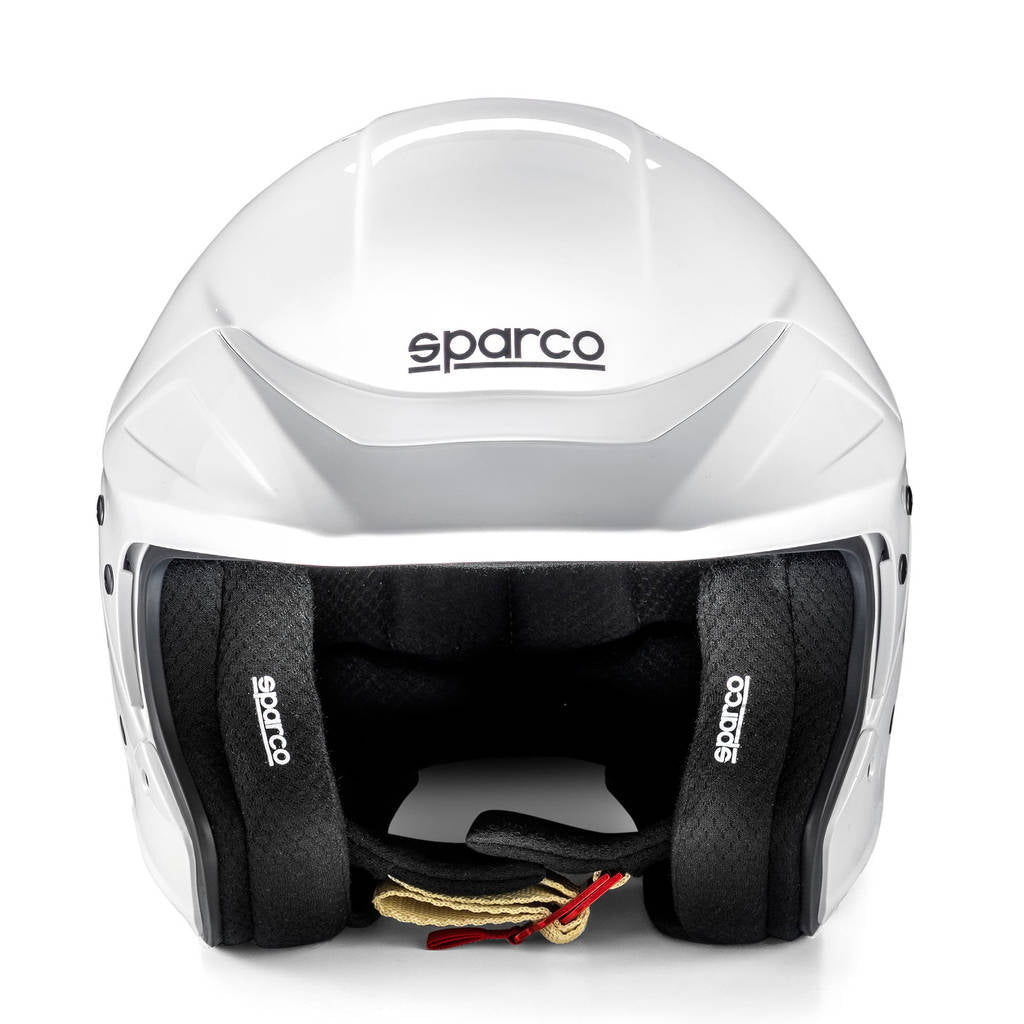 SPARCO BRH0006B0W0100M Open-Face Helmet Flux RJ 8859-2024, White, Size M Photo-1 