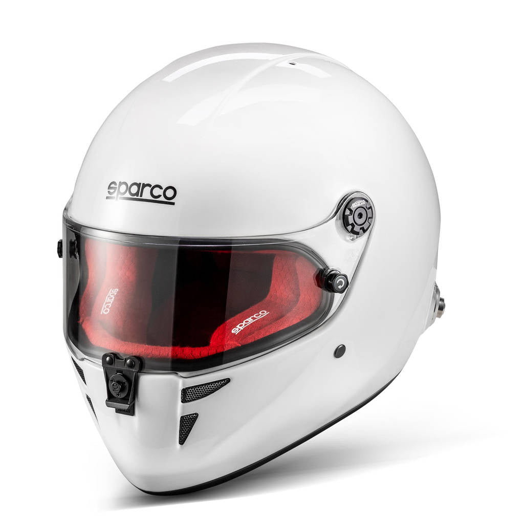 SPARCO BRH0007B0W090XL Full-Face Helmet Stealth RF 8859-2024, White / Red, Size XL Photo-0 