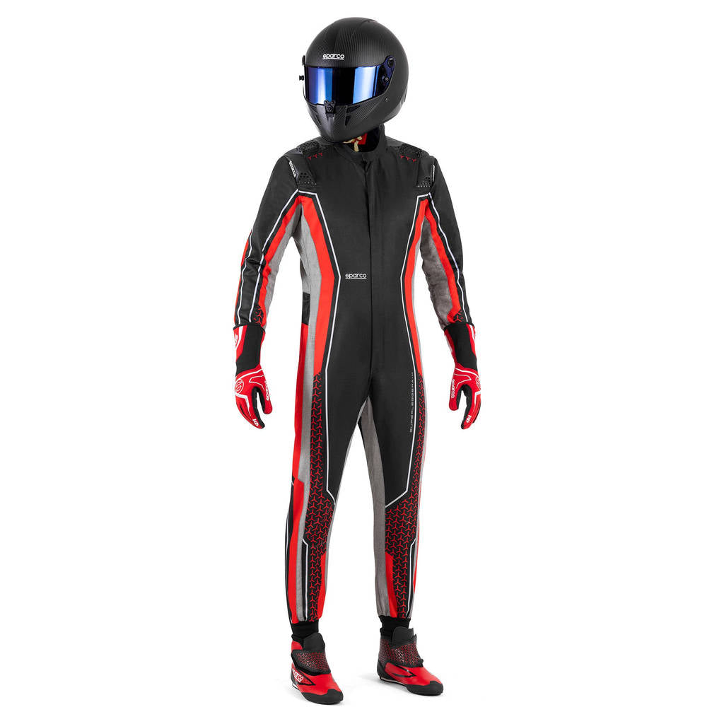 SPARCO BKS0012B0K12048 Karting Suit Superleggera-K, Black / Red, Size 48 Photo-1 
