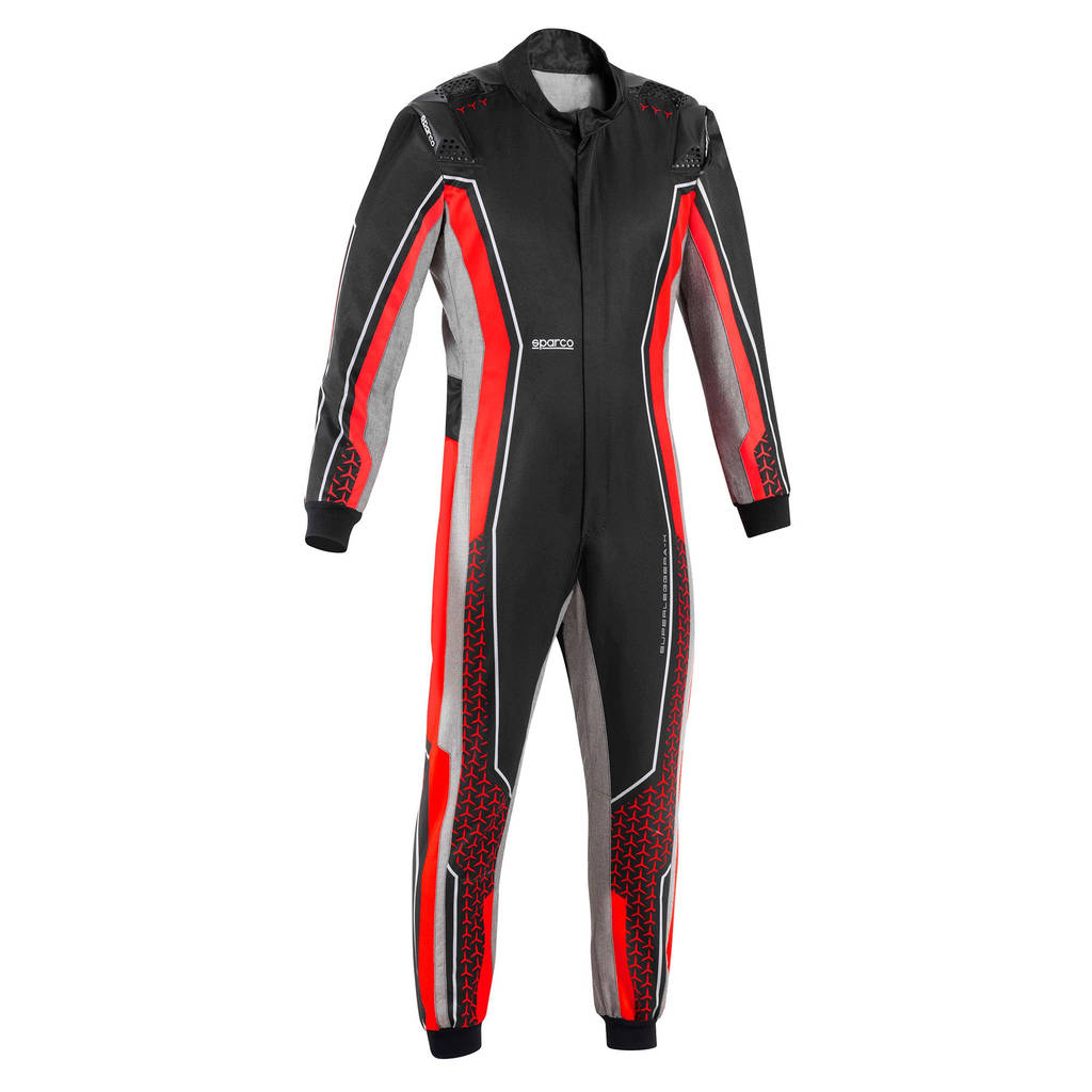 SPARCO BKS0012B0K12056 Karting Suit Superleggera-K, Black / Red, Size 56 Photo-0 