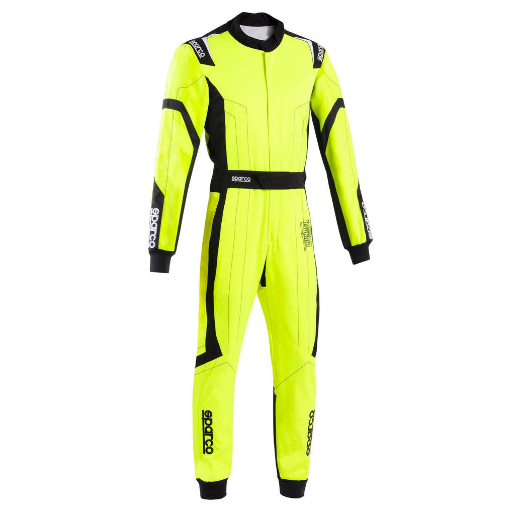SPARCO BKS0010B0Y0400L Karting Suit Thunder Advanced, Fluo Yellow / Black, Size L Photo-1 