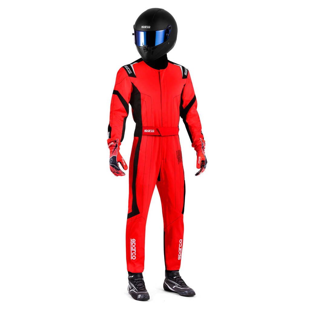 SPARCO BKS0010B0R2700S Karting Suit Thunder Advanced, Red / Black, Size S Photo-0 