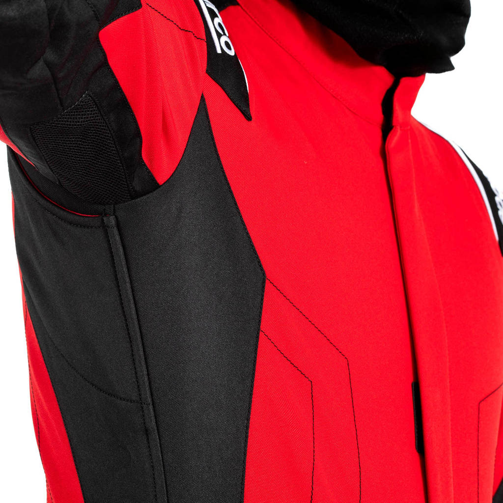 SPARCO BKS0010B0R2700L Karting Suit Thunder Advanced, Red / Black, Size L Photo-2 