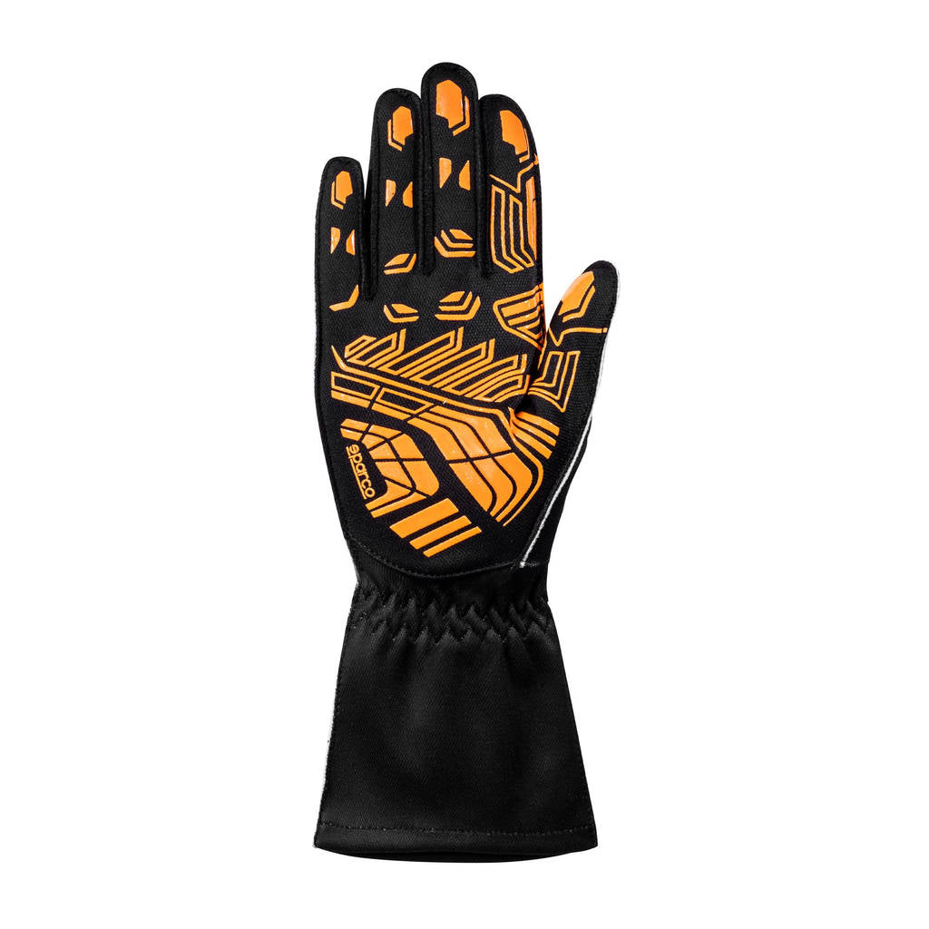 SPARCO BKG0004B0K04010 Karting Gloves K-Attack, Black / Fluo Orange, Size 10 Photo-1 