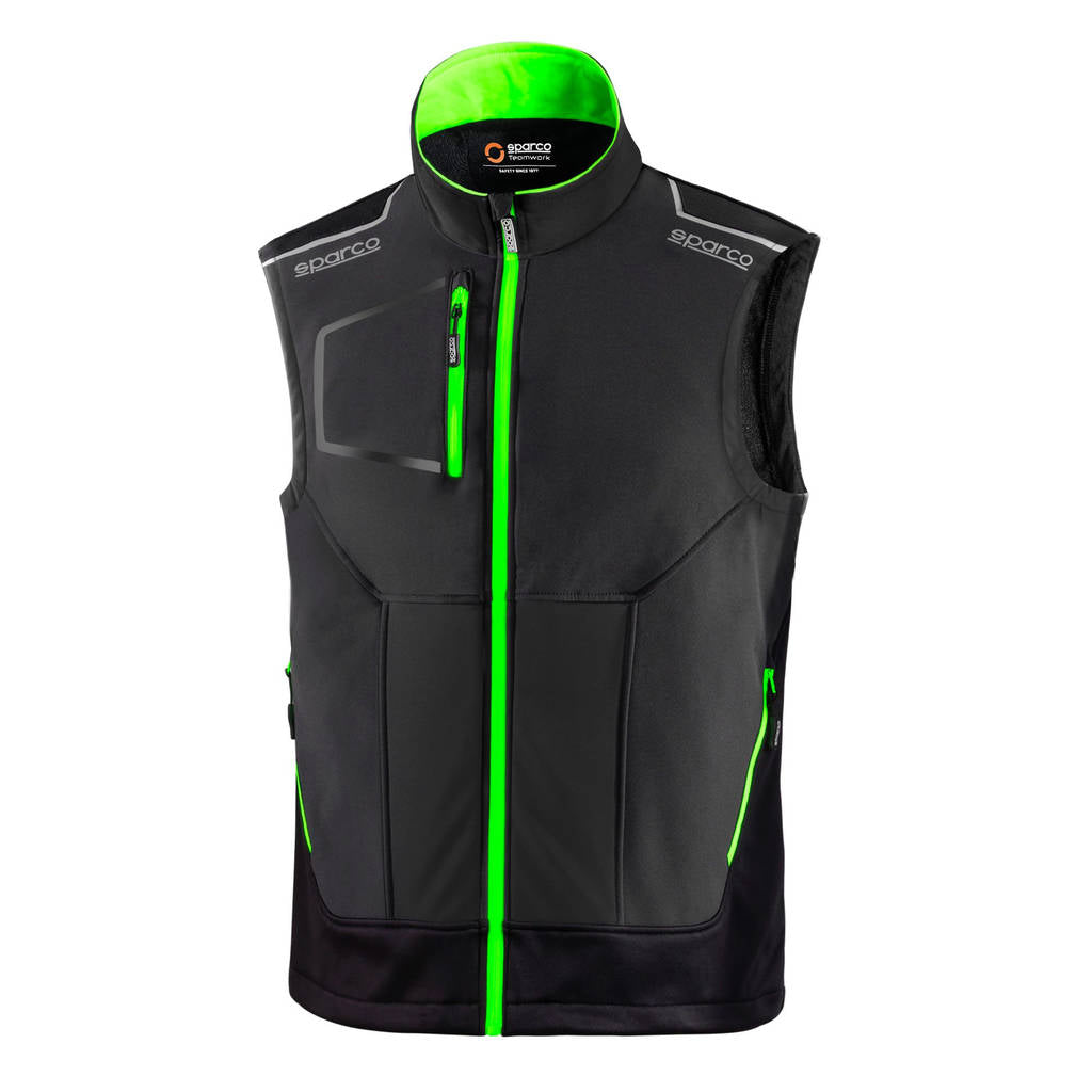 SPARCO 02419GSVF0XS Light Vest Tech Illinois TW, Grey / Green, Size XS Photo-0 