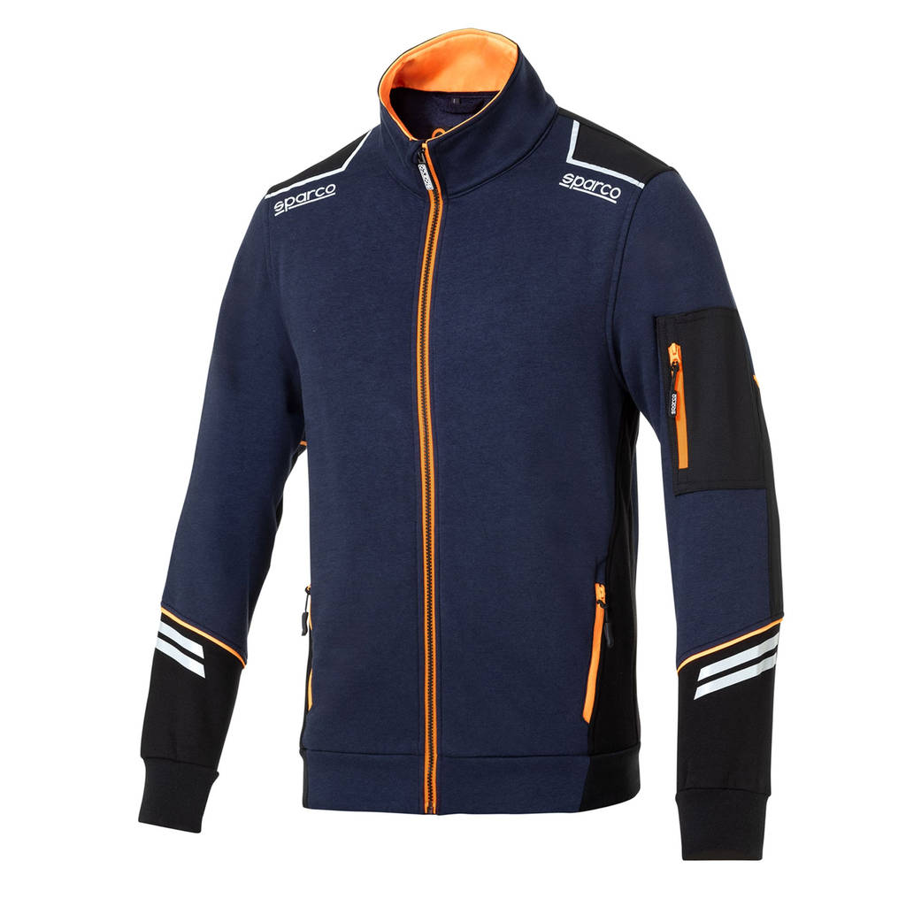 SPARCO 02429GSVF0XS Full Zip Tech Alabama TW, Grey / Green, Size XS Photo-0 