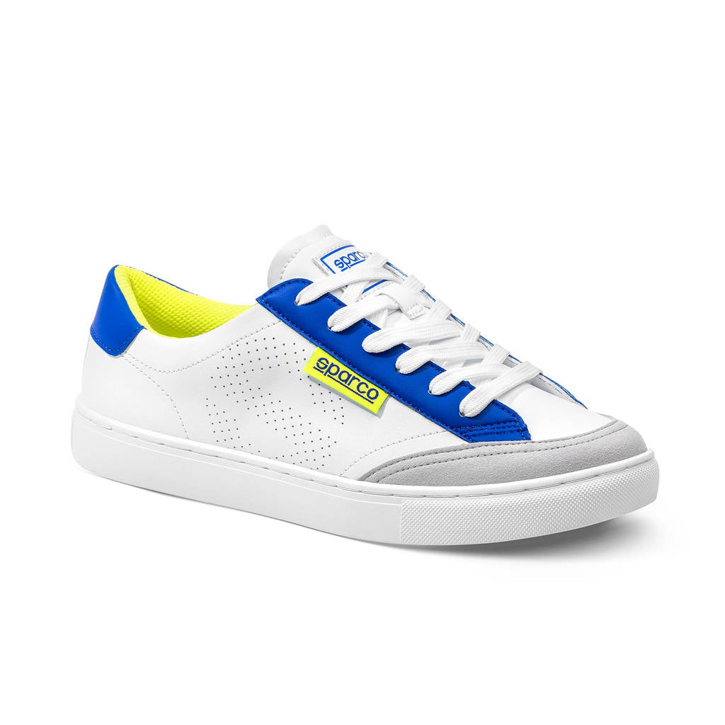 SPARCO 0012B341BAGF Sneakers S-Time, White / Light Blue / Fluo Yellow, Size 41 Photo-0 