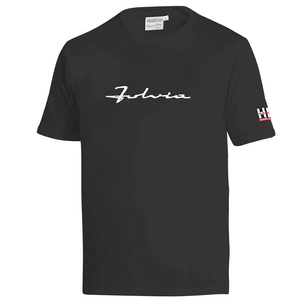 SPARCO BML0013N0K0100M T-Shirt Lancia Fulvia Logo, Black, Size M Photo-0 
