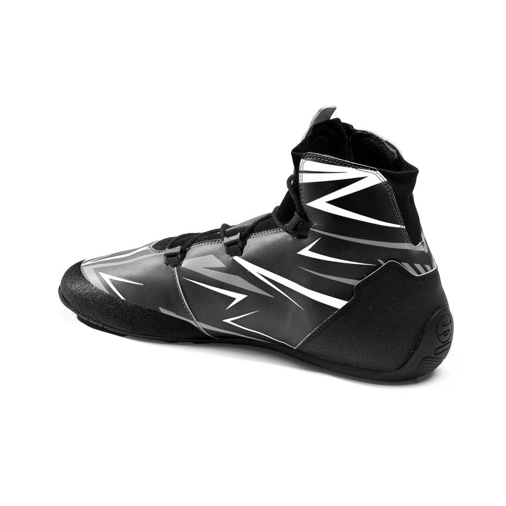 SPARCO BKB0003B0K06035 Karting Shoes K-Rapid Laces 2025, Black / White, Size 35 Photo-2 