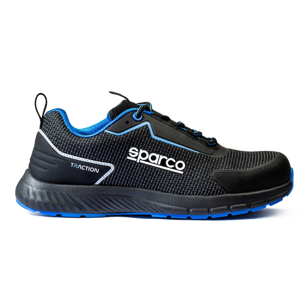 SPARCO BTB0002B0K05040 Shoes Traction Suzuka, Black / Light Blue, Size 40 Photo-1 