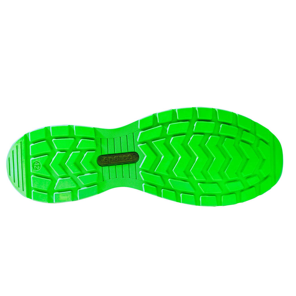 SPARCO BTB0002B0K15042 Shoes Traction Sanyo, Black / Fluo Green, Size 42 Photo-0 