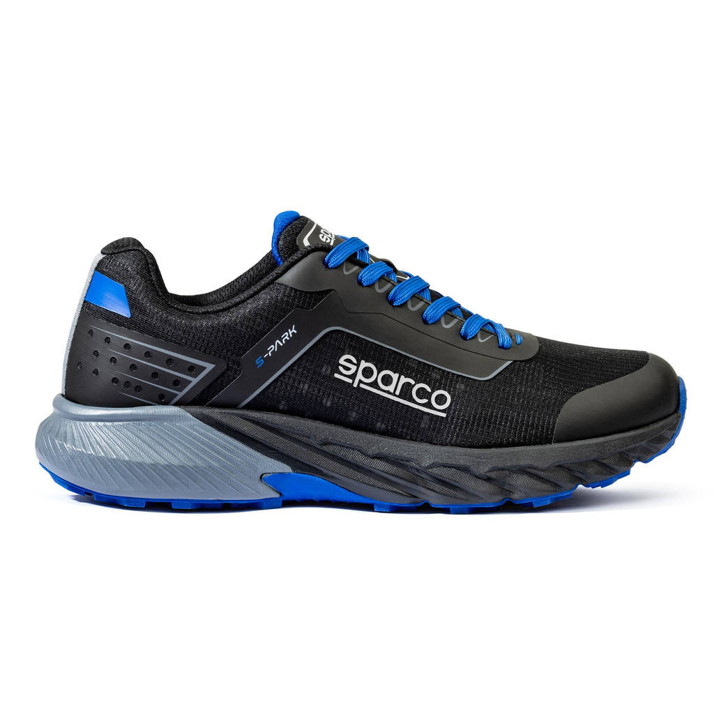 SPARCO BTB0007B0K05041 Mechanics Shoes S-Park Gap, Black / Light Blue, Size 41 Photo-3 