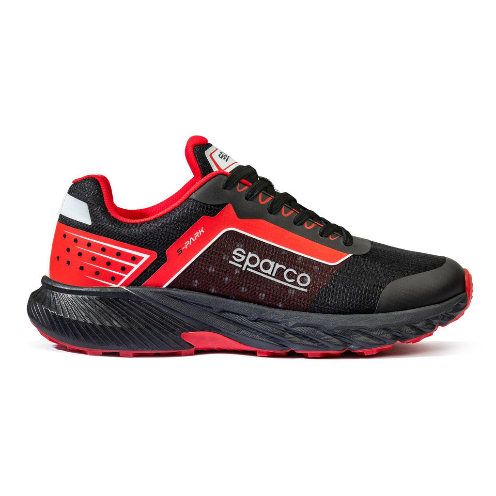 SPARCO BTB0007B0K12037 Mechanics Shoes S-Park Sepang, Black / Red, Size 37 Photo-3 