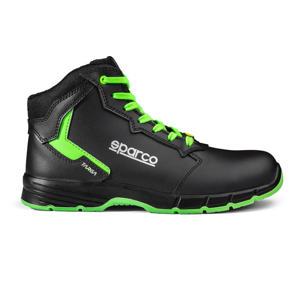 SPARCO BTB0012B0K15045 Shoes Targa-H Willy S3S, Black / Fluo Green, Size 45 Photo-3 