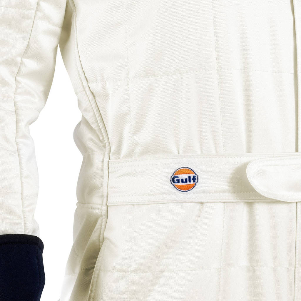 SPARCO 001144GU48BI Replica Racing Suit Gulf, White, Size 48 Photo-3 