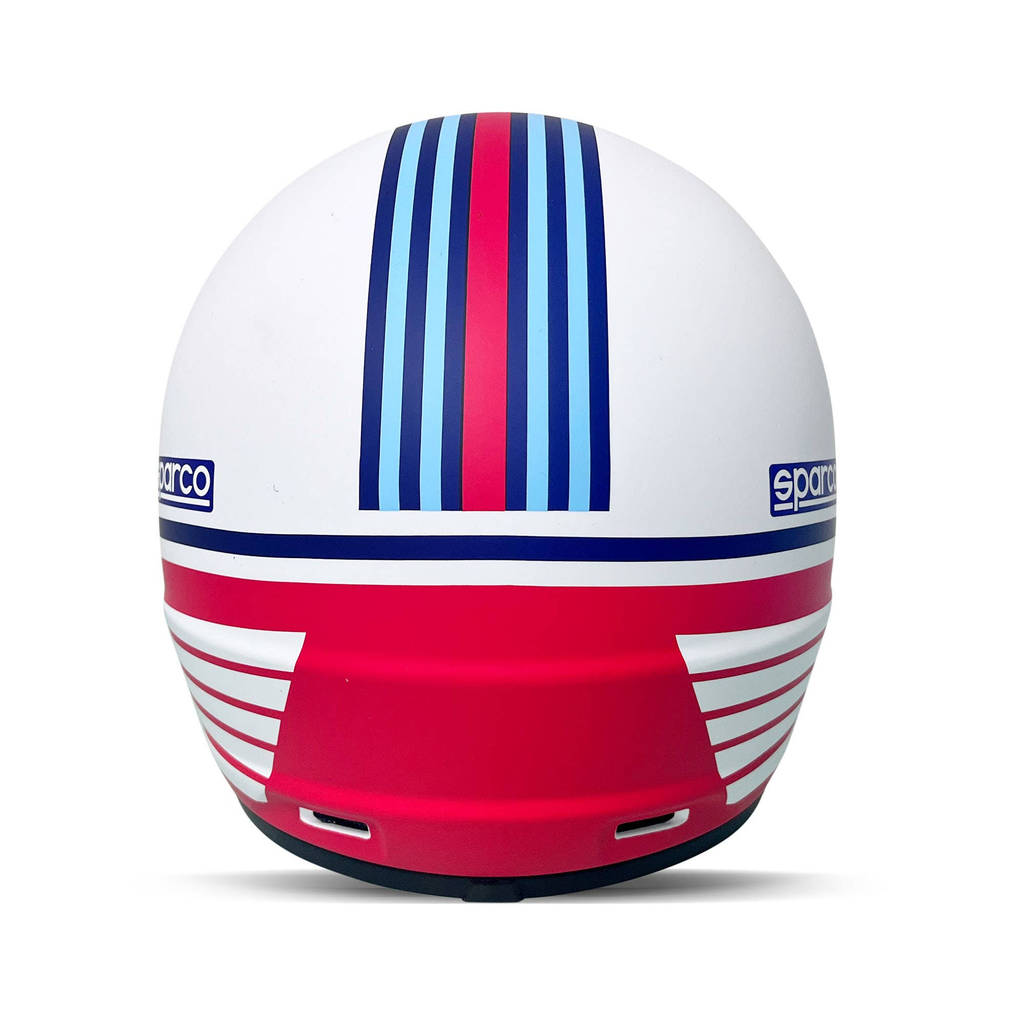 SPARCO 003379MRBI4XL Open Face Helmet J-Pro ECE06 Martini, White, Size XL Photo-3 