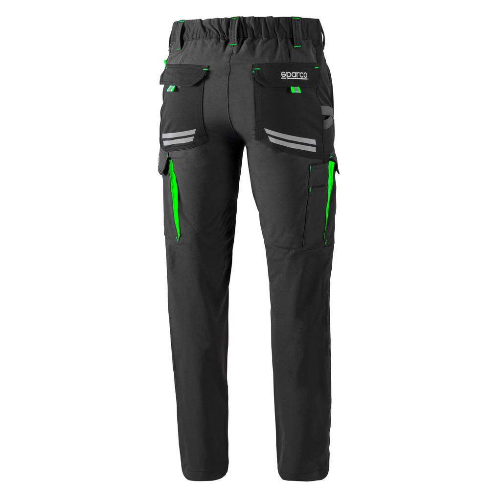 SPARCO 02417GSVF6XXX Trousers Tech Oregon, Grey / Green, Size 3XL Photo-1 