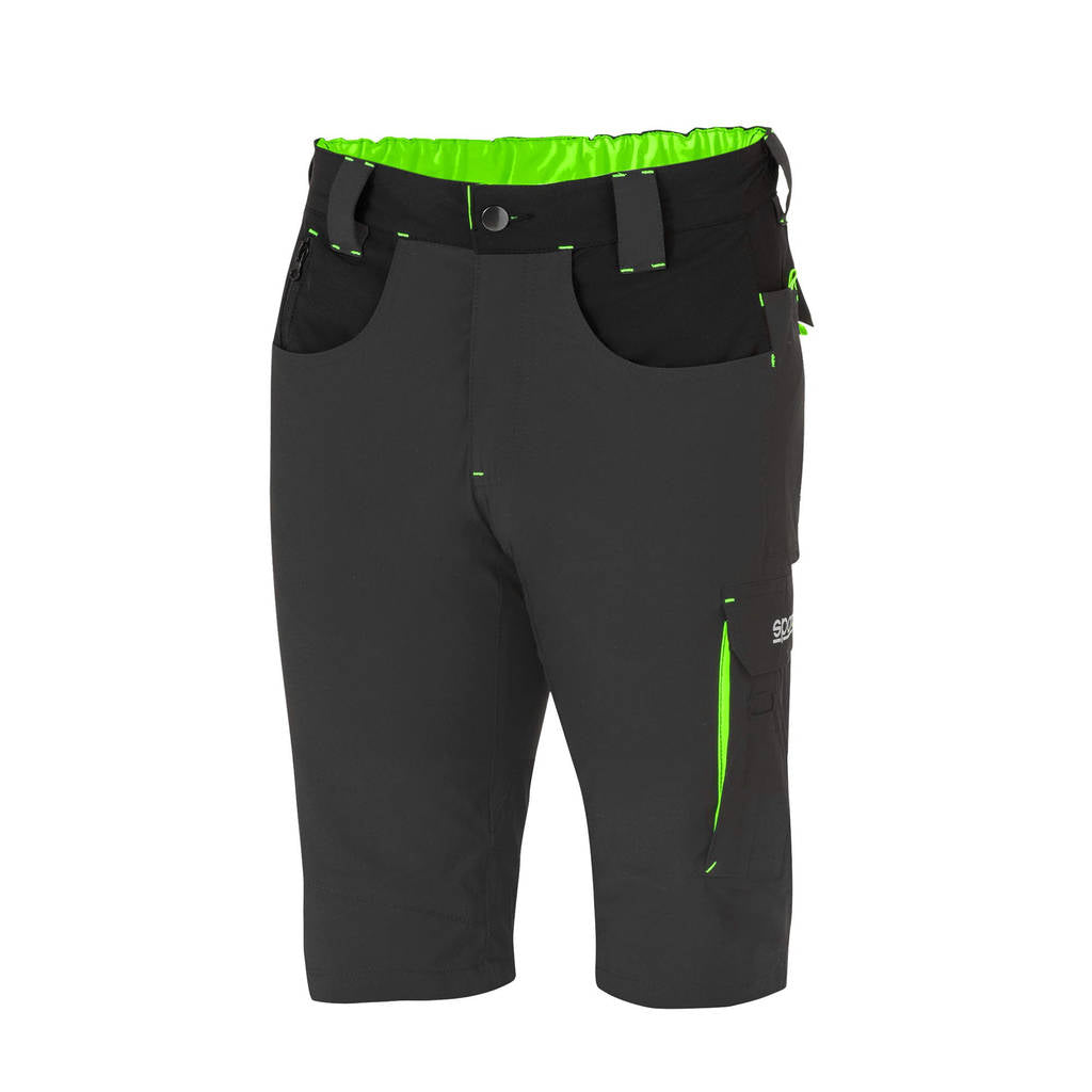 SPARCO 02428GSVF3L Light Shorts Tech Laredo, Dark Grey / Fluo Green, Size L Photo-0 