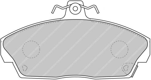 FERODO FDS613 Front Brake Pads DS Performance for HONDA Civic VII Photo-0 