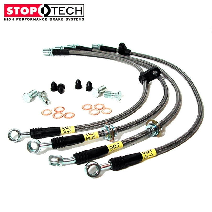 STOPTECH 950.44034 Front Stainless Steel Brake Line Kit SCION/SUBARU BRZ/FR-S 2013-2018 Photo-0 
