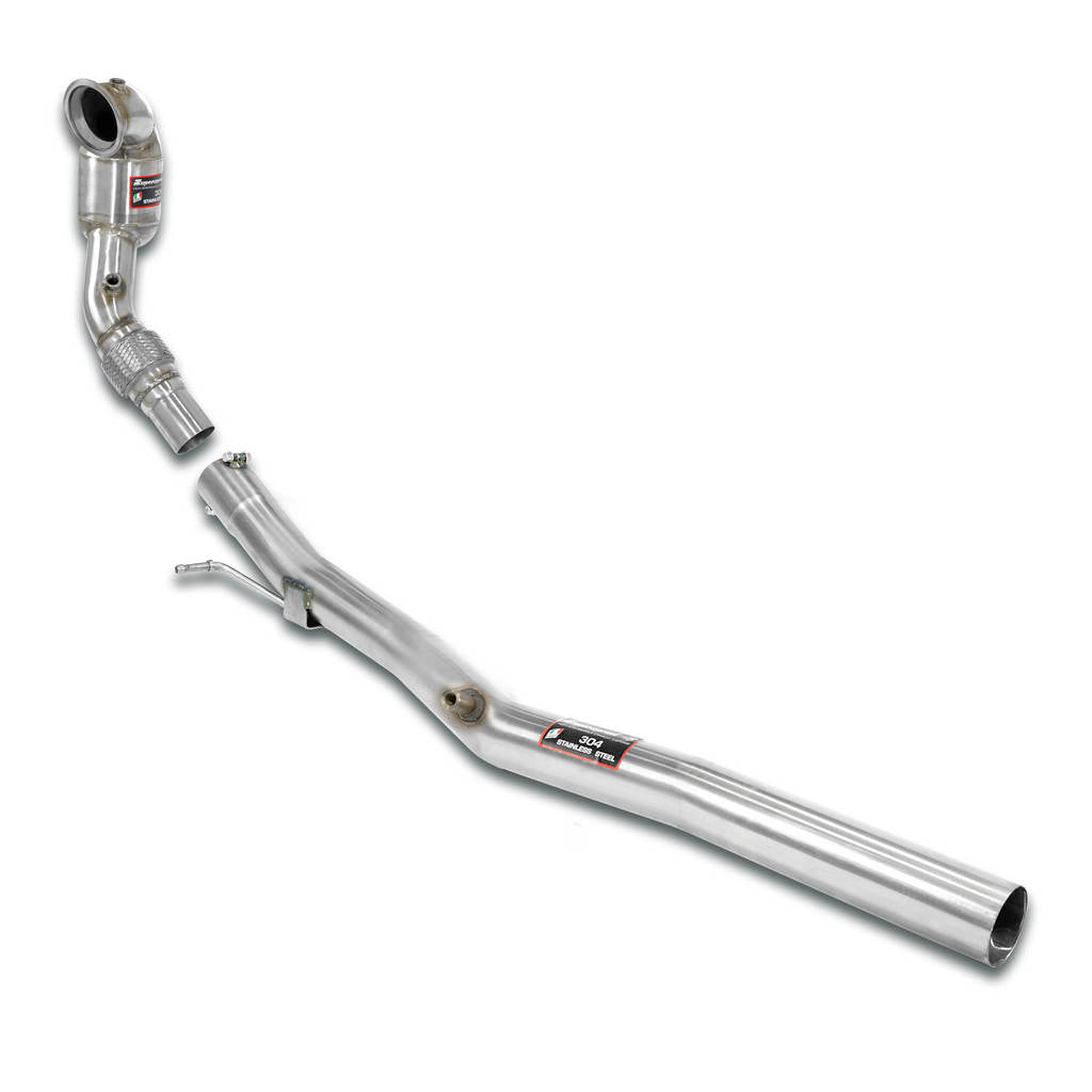 SUPERSPRINT 328441 Turbo Downpipe Kit and Metallic Catalytic Converter for AUDI S3 (8Y) Photo-0 