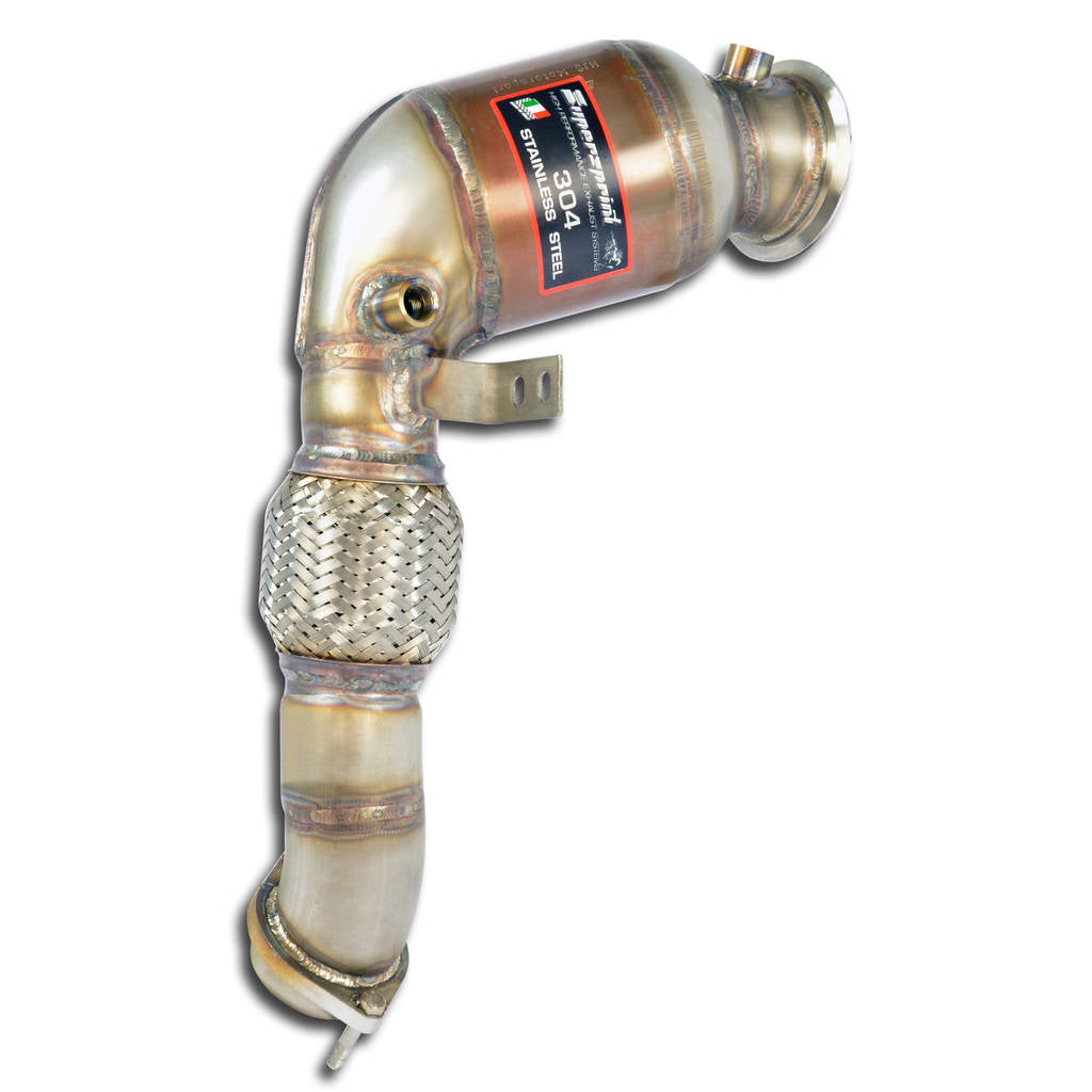 SUPERSPRINT 528721 Turbo Downpipe Kit and Metallic Catalytic Converter for BMW M5 (F90) Photo-0 