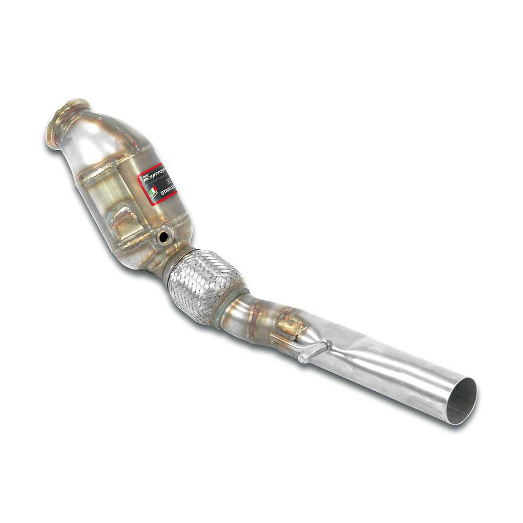 SUPERSPRINT 756821 Downpipe right with Metallic Catalytic Converter 200CPSI for ALFA ROMEO Stelvio Photo-0 