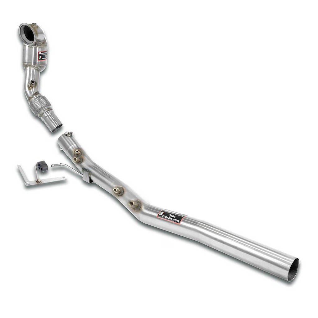 SUPERSPRINT 775381 Turbo Downpipe Kit and Metallic Catalytic Converter for AUDI Q3 Photo-0 