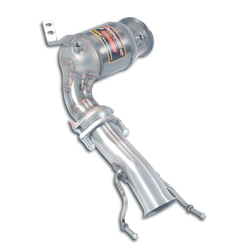 SUPERSPRINT 832721 Turbo Downpipe Kit and Metallic Catalytic Converter for BMW 1 Series (F40) Photo-0 