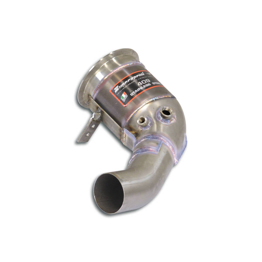 SUPERSPRINT 861021 Downpipe Right with Metallic Catalytic Converter for PORSCHE 911 Turbo / Turbo S (992) Photo-0 