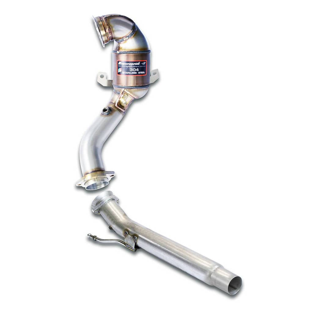 SUPERSPRINT 889651 Turbo Downpipe Kit and Metallic Catalytic Converter for SEAT Leon (5F) Photo-0 