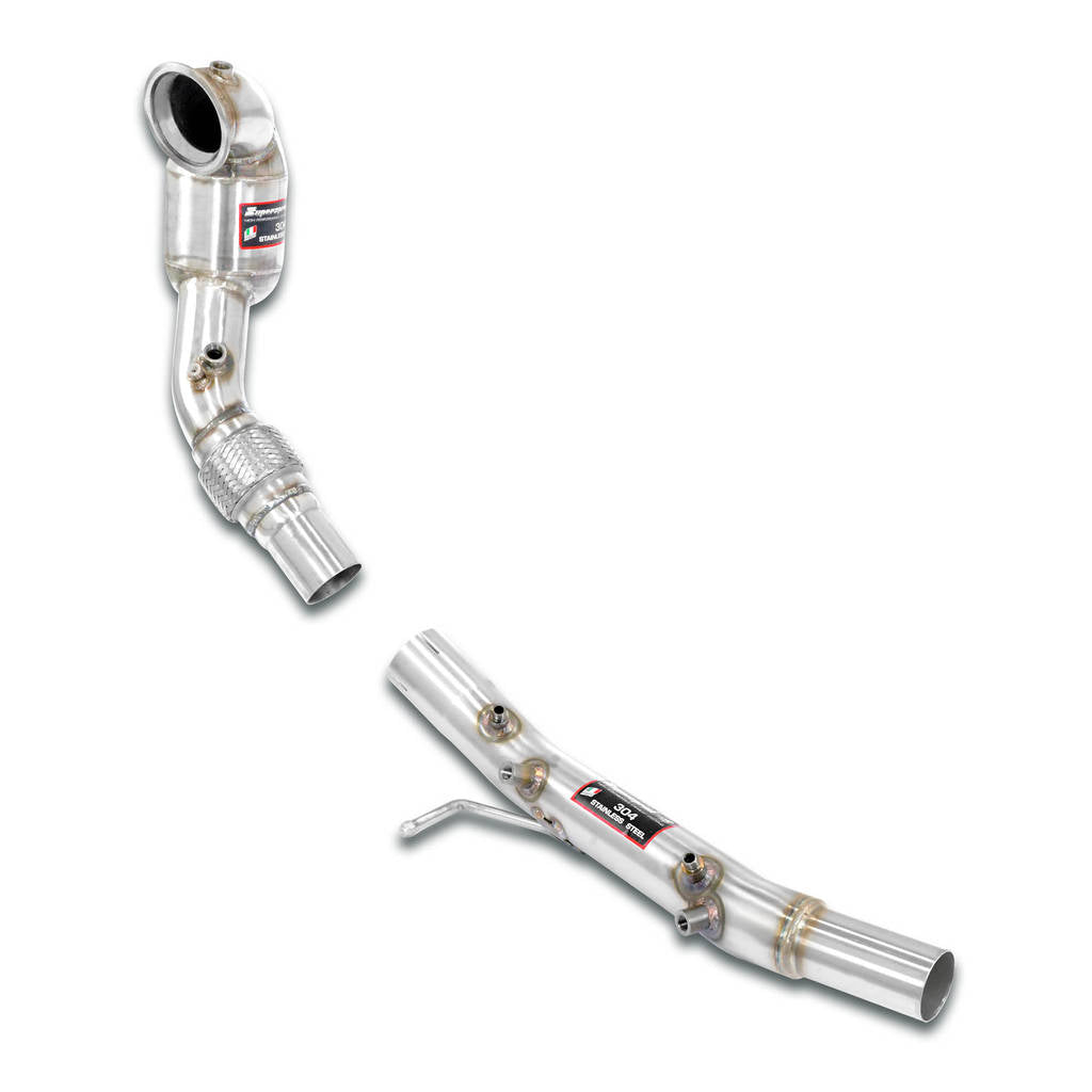 SUPERSPRINT 918661 Turbo Downpipe Kit and Metallic Catalytic Converter for VW Polo GTI 2G Photo-0 