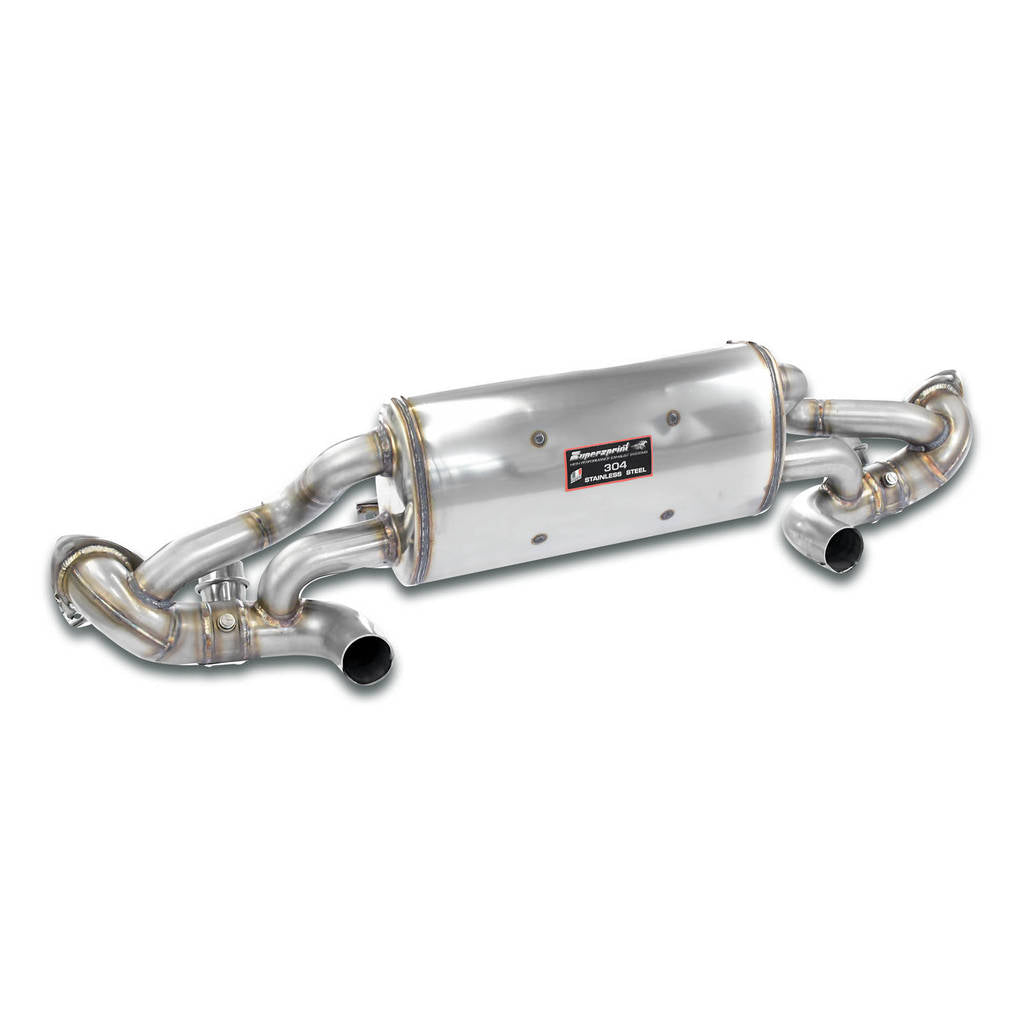 SUPERSPRINT 862054 Rear Exhaust Right / Left with Valves for PORSCHE 718 Boxter Spyder RS 4.0L / PORSCHE 718 Cayman GT4RS (982) Photo-0 