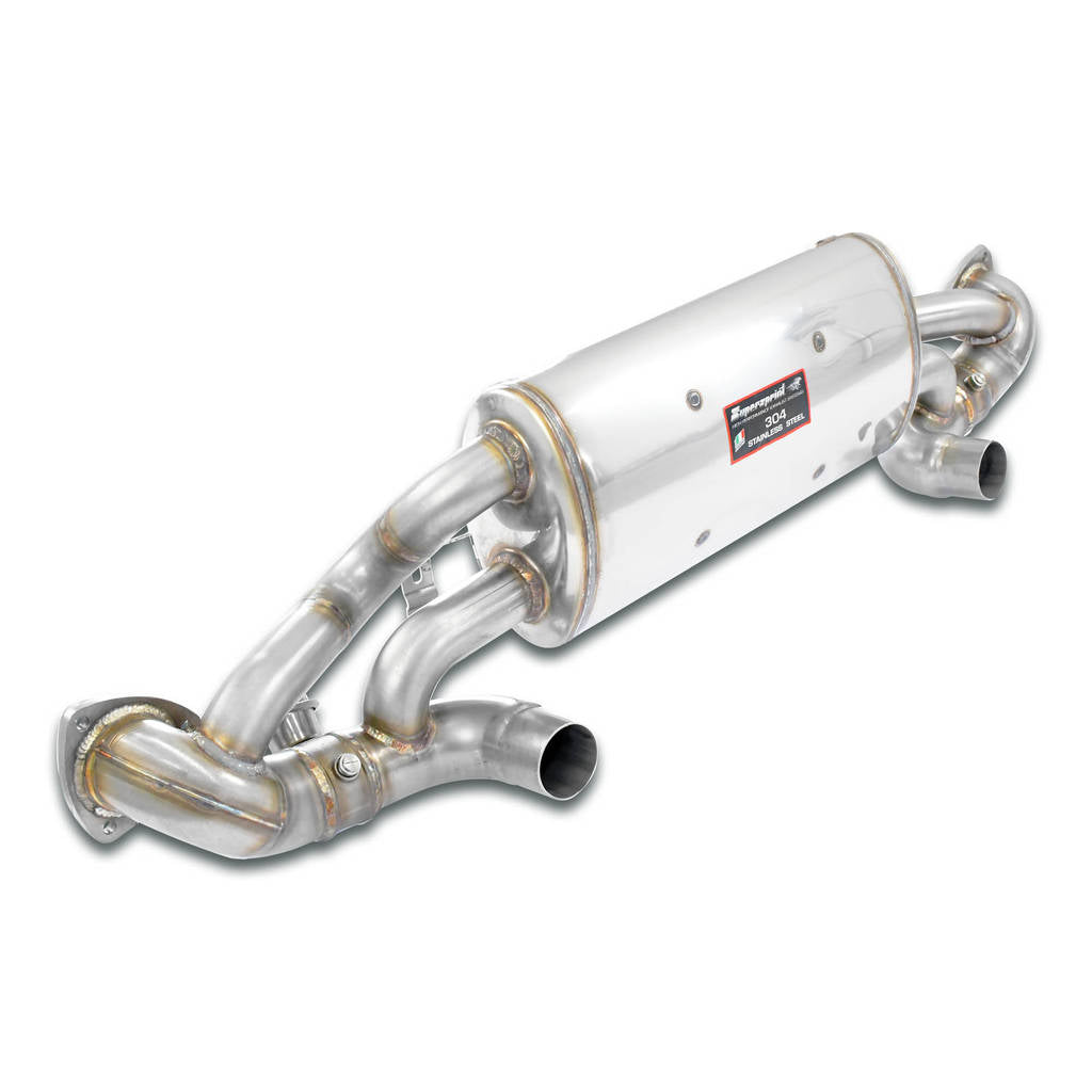 SUPERSPRINT 862064 Rear Exhaust Right / Left With Valves (For the Stock Tips) for PORSCHE 718 Boxter Spyder RS 4.0L / PORSCHE 718 Cayman GT4RS (982) Photo-0 