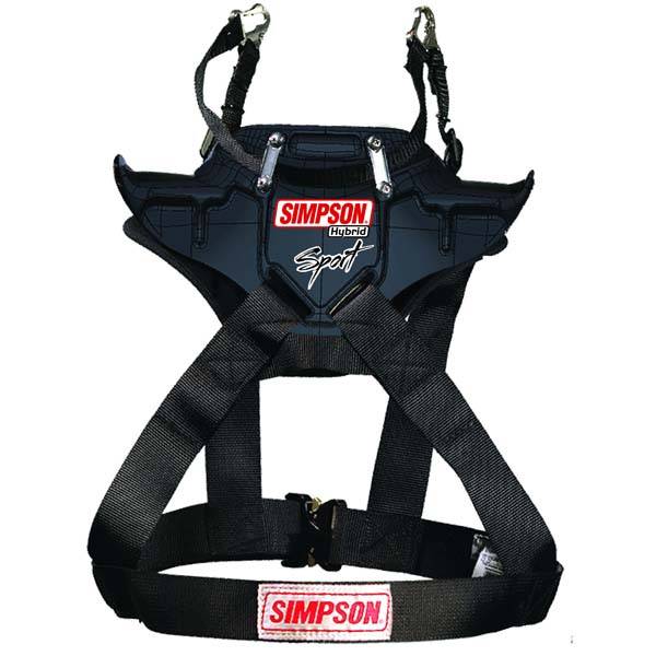 SIMPSON HS.LRG.11.PA Neck restraint (FIA) HYBRID SPORT (post anchor HANS), size LRG Photo-0 