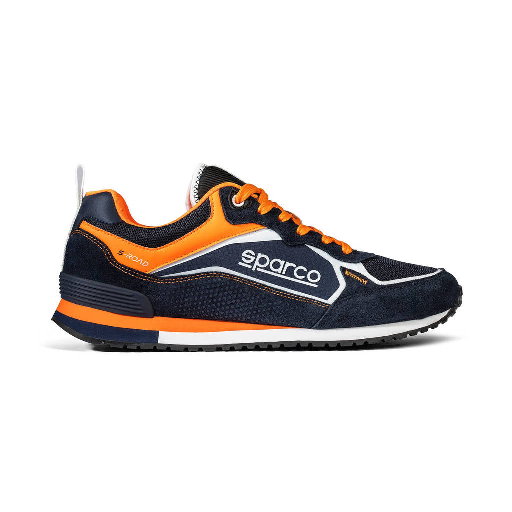 SPARCO BMB0001B0N12043 Lifestyle Shoes S-Road, Blue/Orange, Size 43 Photo-2 