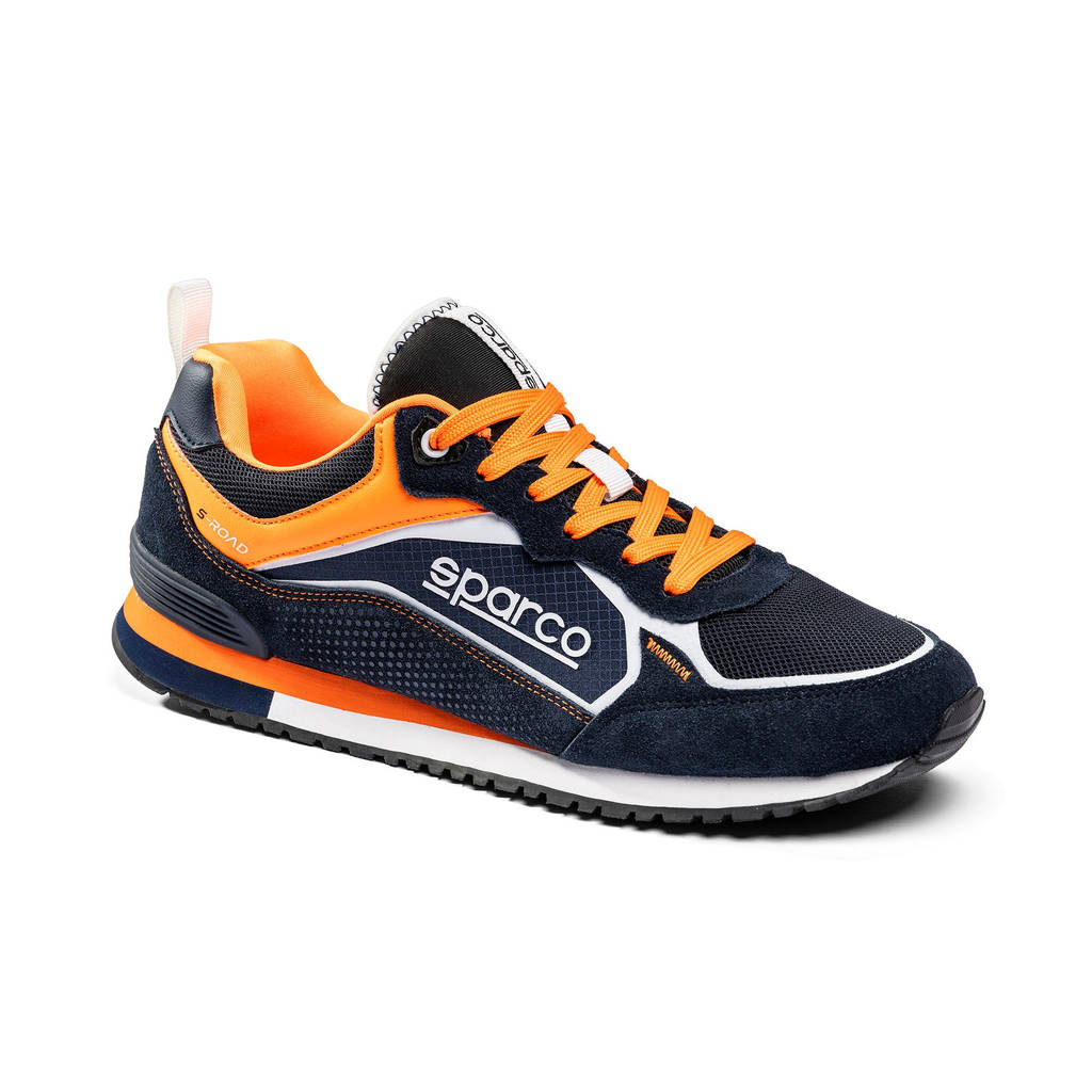 SPARCO BMB0001B0N12045 Lifestyle Shoes S-Road, Blue/Orange, Size 45 Photo-0 