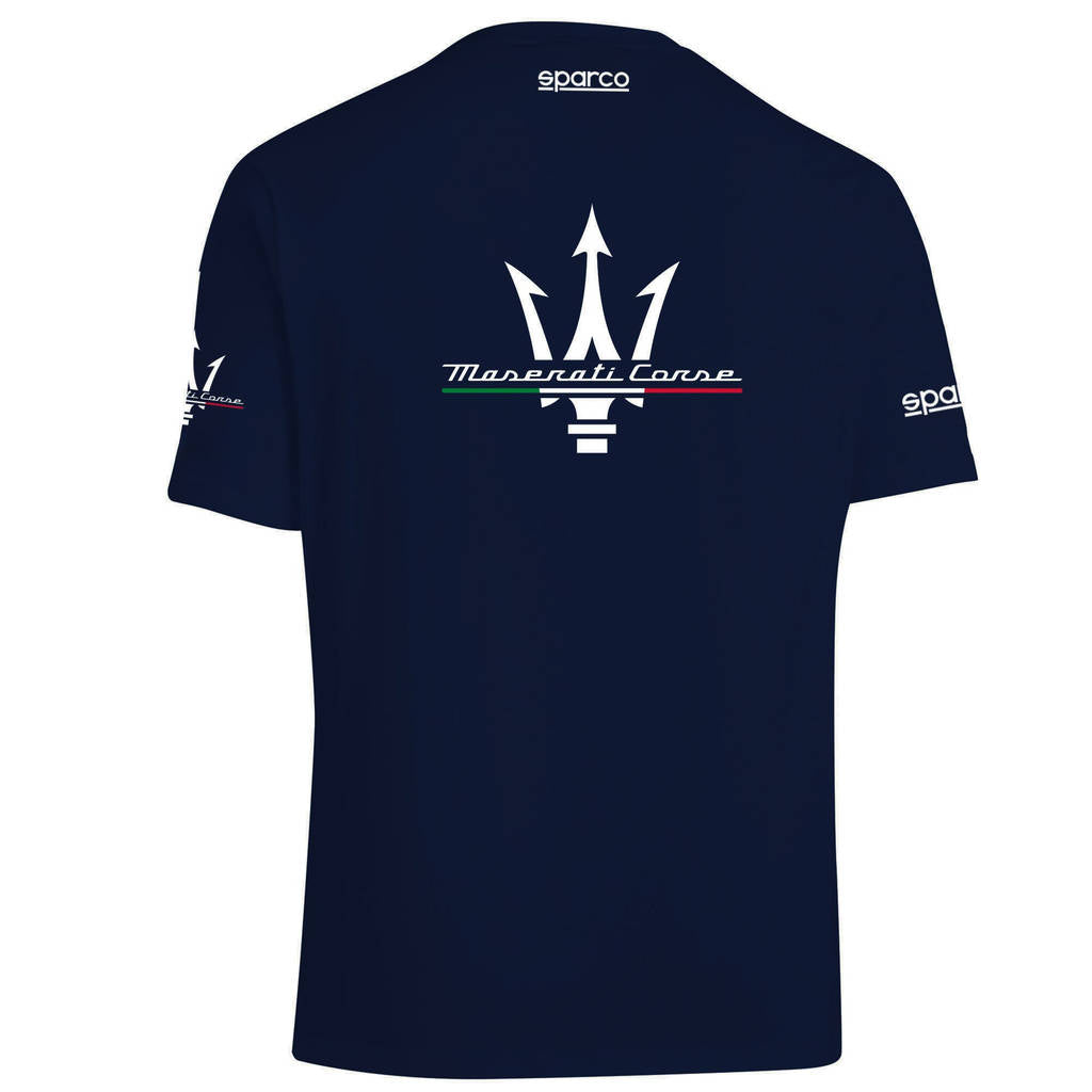 SPARCO BML0058J0N0200M T-Shirt Maserati, Blue, Size M Photo-1 