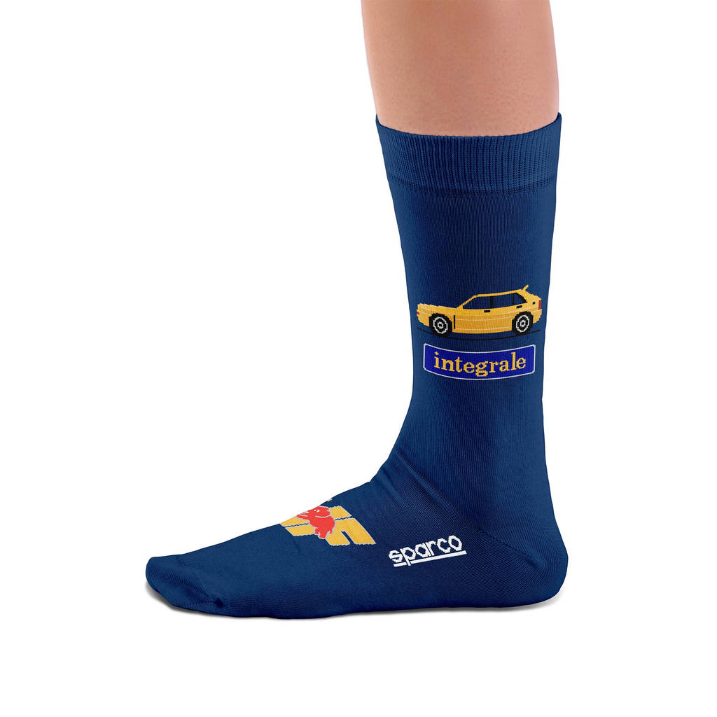 SPARCO BMZ0009N0N02A58 Socks Lancia HF Delta, Blue, Size 41/46 Photo-2 
