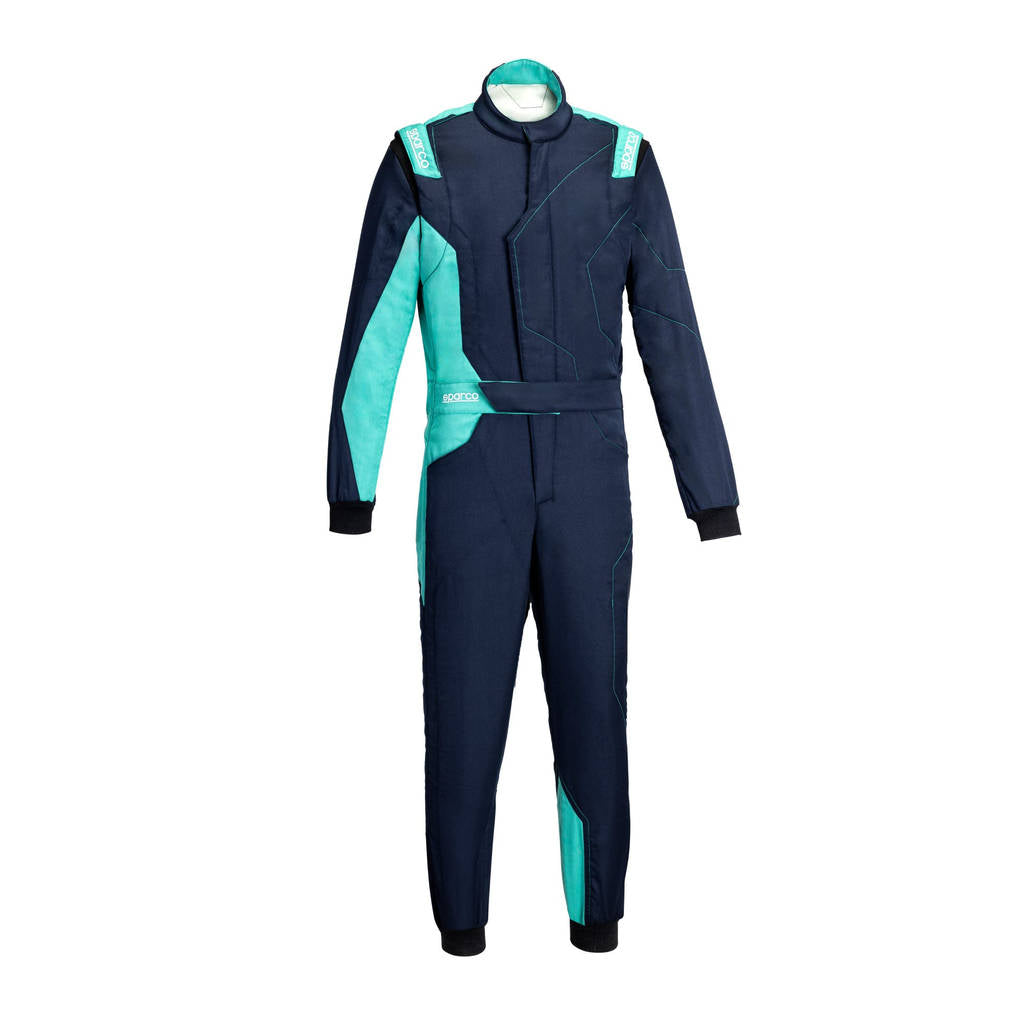 SPARCO BRS0049B0N40058 Racing Suit Sprint A Advanced, Blue/Green, Size 58 Photo-2 